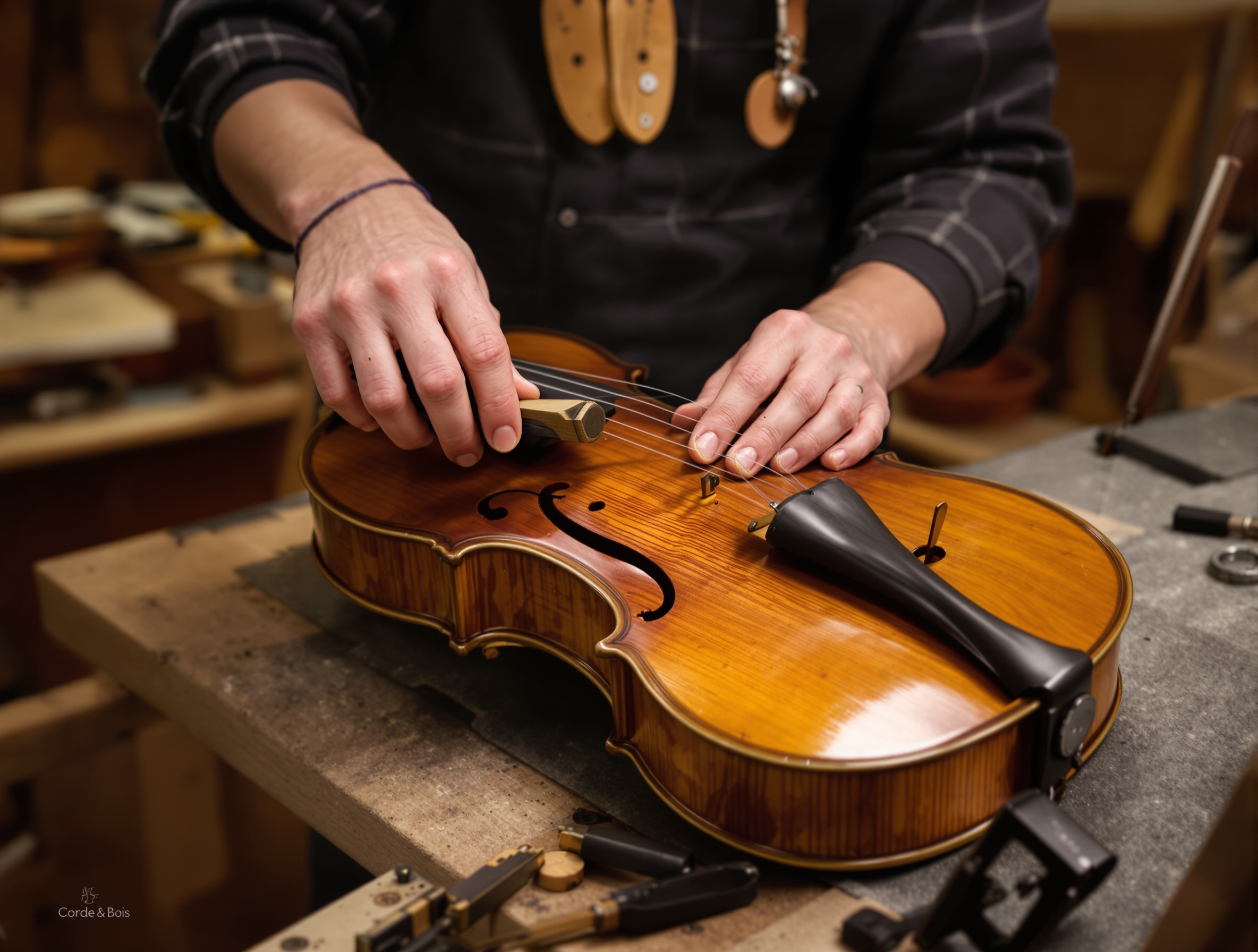 Atelier Corde & Bois — Fabrication d'un violon