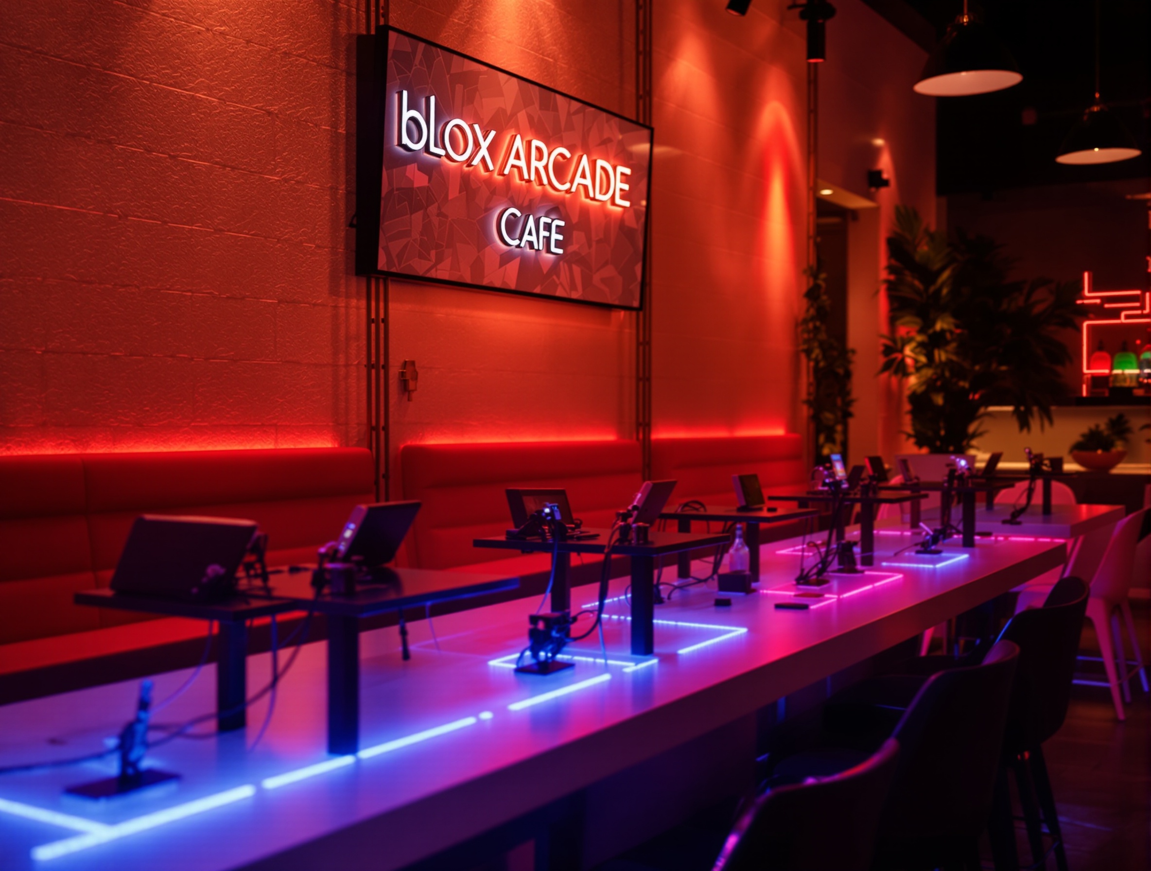 Blox Arcade Café — Console gaming stations