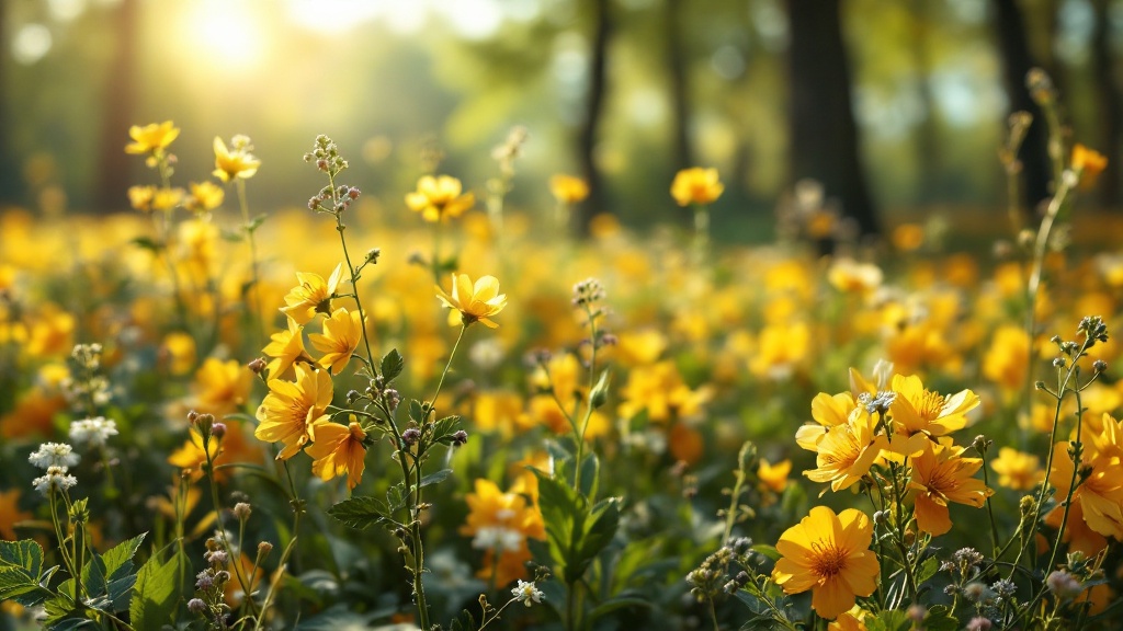 Strauss mit Wiesenblumen