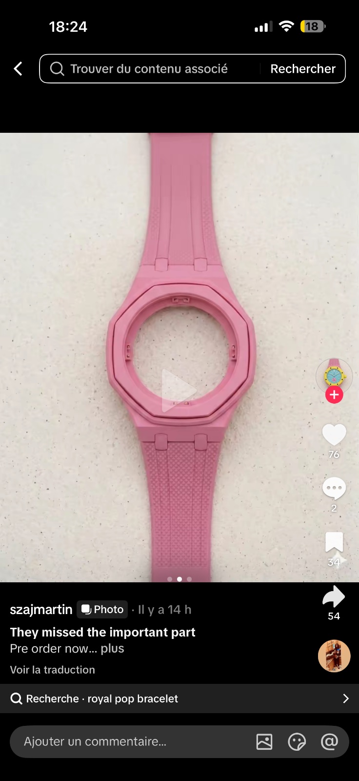 Bracelet de montre cuir cousu main, atelier Maison Verlaine Genève