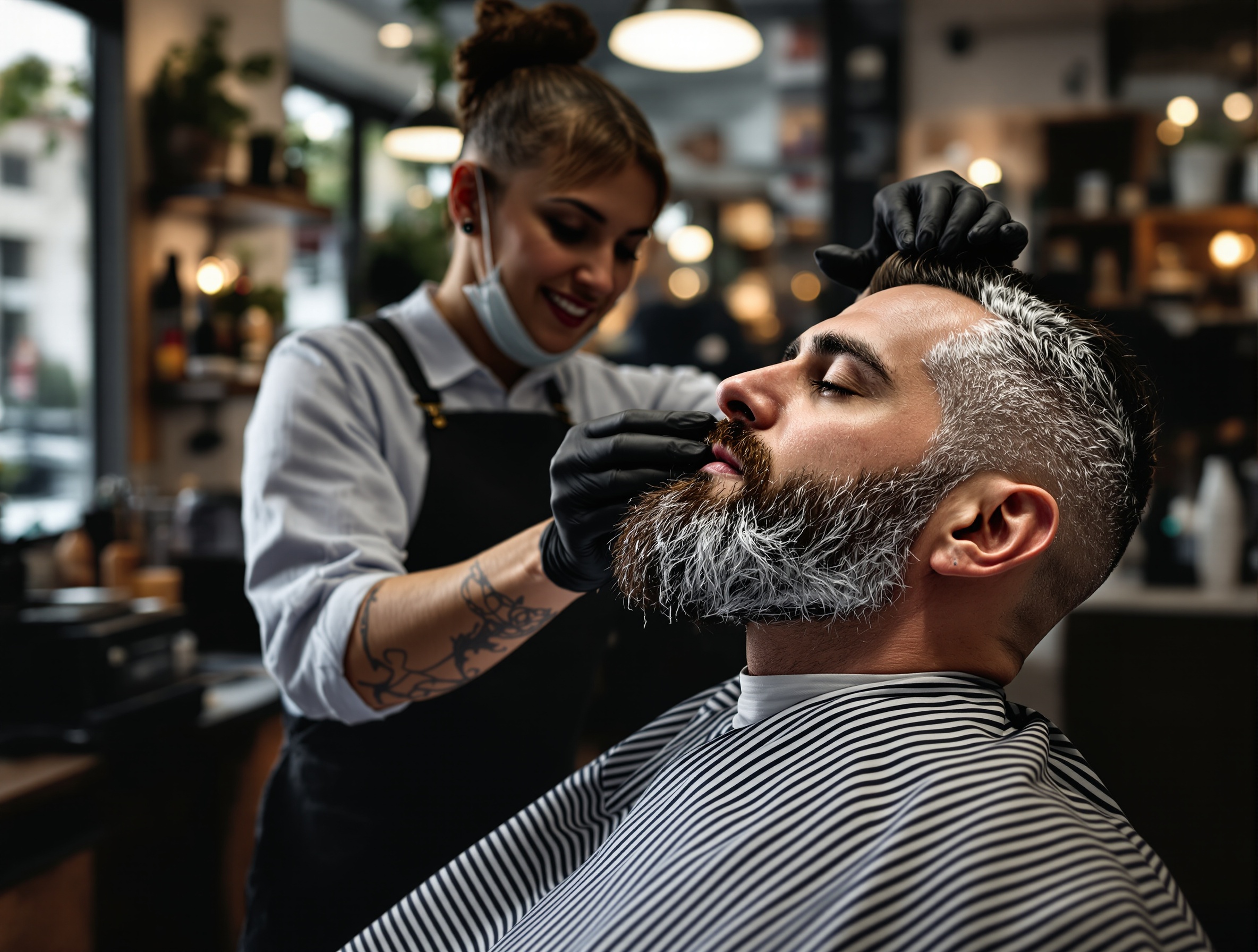 Fable Test Barber β Hot towel shave