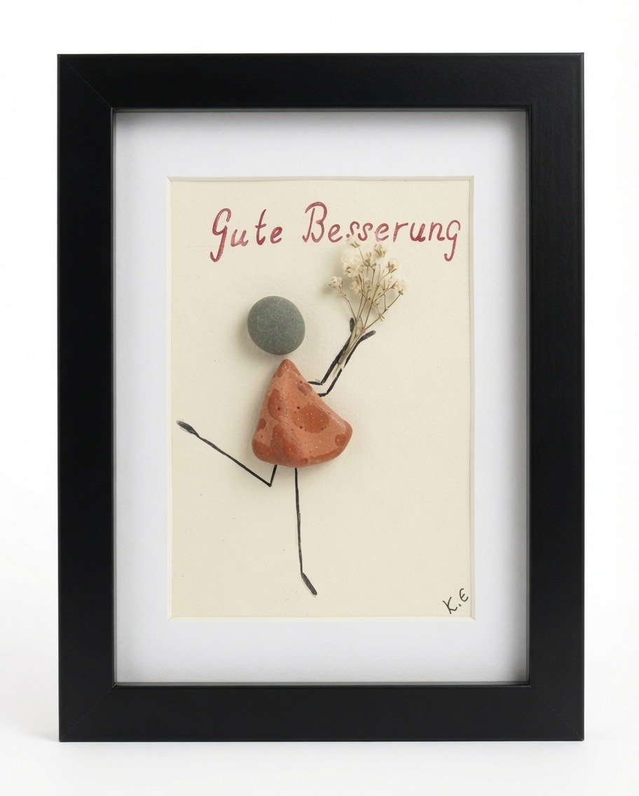 Tableau abstrait composé de pierres anguleuses