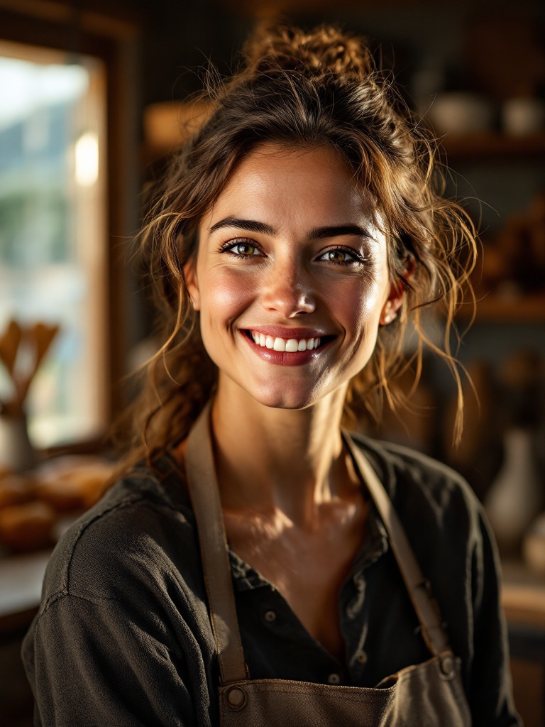 Portrait de la fondatrice de La Brioche au fournil