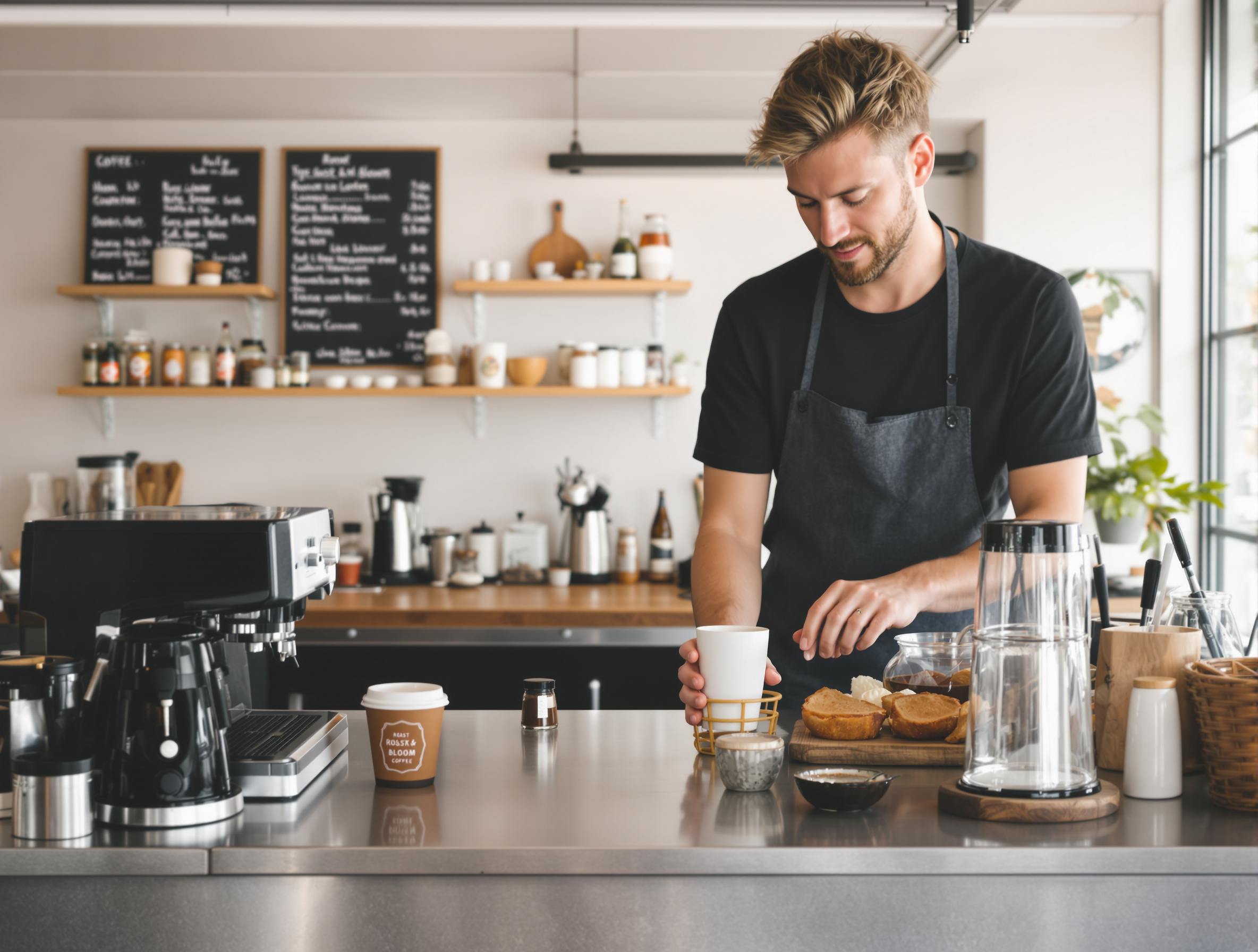 Roast & Bloom Coffee β Pastries & Light Lunch
