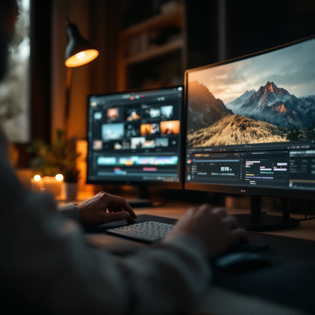 Atelier d'artisan filmé en lumière douce