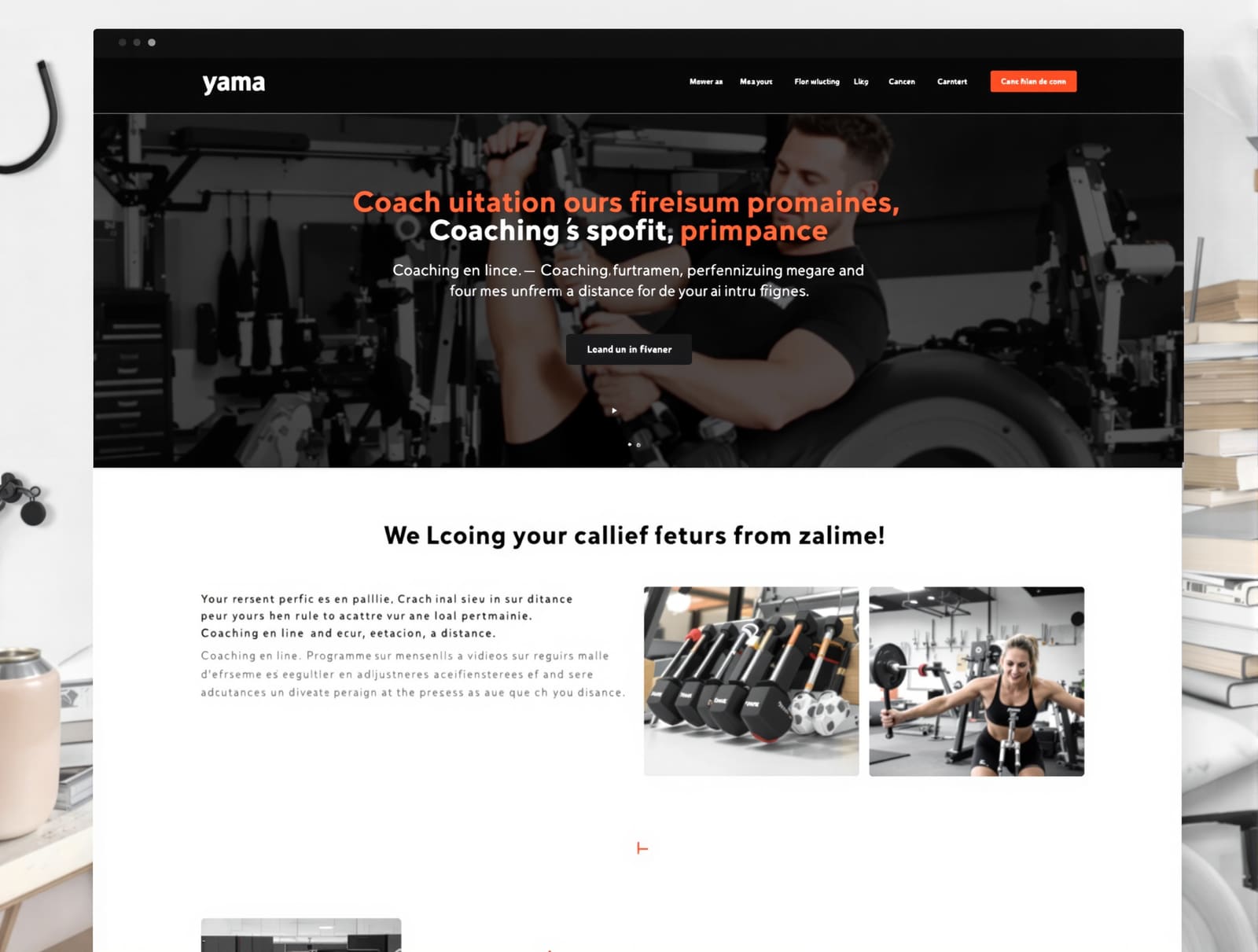 Yama Personal Trainer — Coaching en ligne
